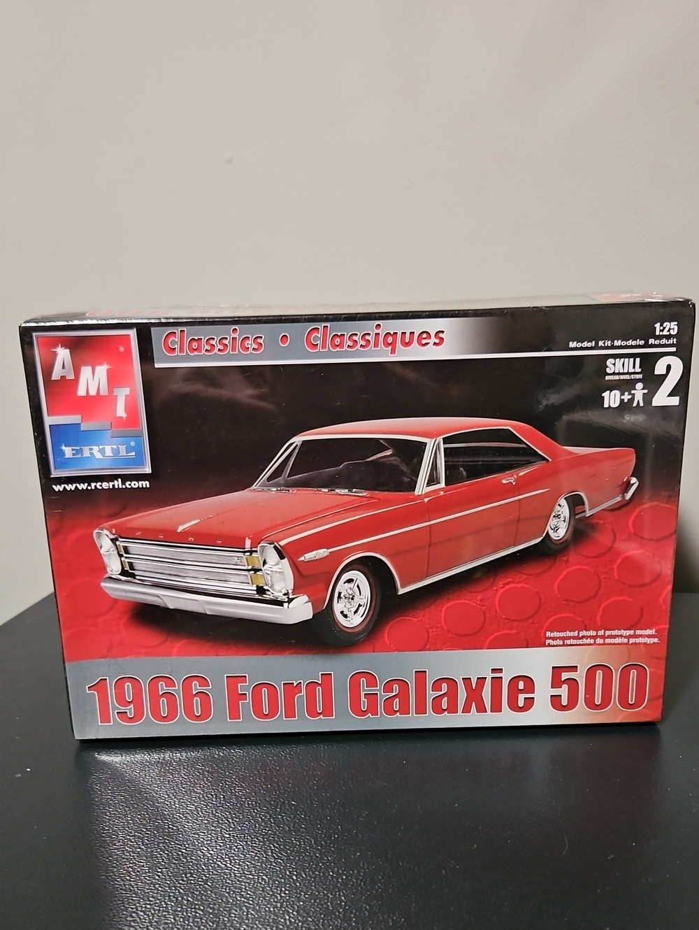 1966 Ford Galaxie 500 Vtg Plastic Model Kit By Amt